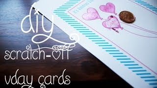14 Days of Valentine (Day 7): Scratch-Off Vday Cards