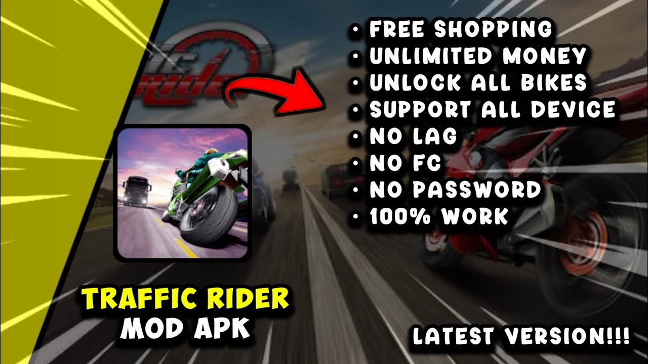 TRAFFIC RIDER MOD APK [БЕЗ ПАРОЛЯ] || ПОСЛЕДНЯЯ ВЕРСИЯ!!!