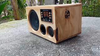 Make bluetooth speaker with Tpa 3118 mono 60w board (bass boom)