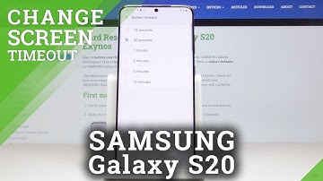 How to Set Screen Timeout in SAMSUNG Galaxy S20 – Screen Blackout