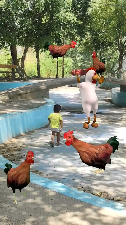 Kuk doo koo song | chicken dance fun  with baby 🐔🐔 #shorts #viral #chicken #funny #dance #cute
