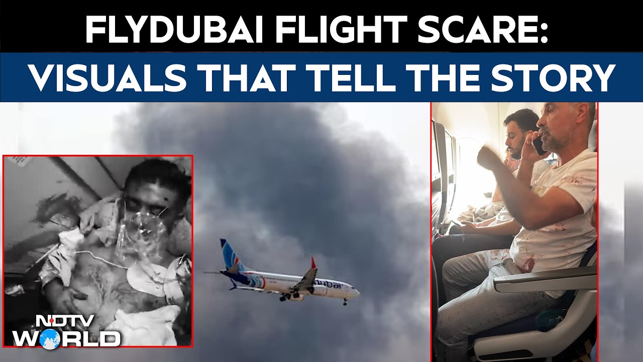 ⁣Flydubai Flight News | Flydubai Flight Horror: 5 Visuals Show How Passengers Escaped Danger