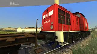 DB 204 358-6 Shunter at Stralsund Harbor