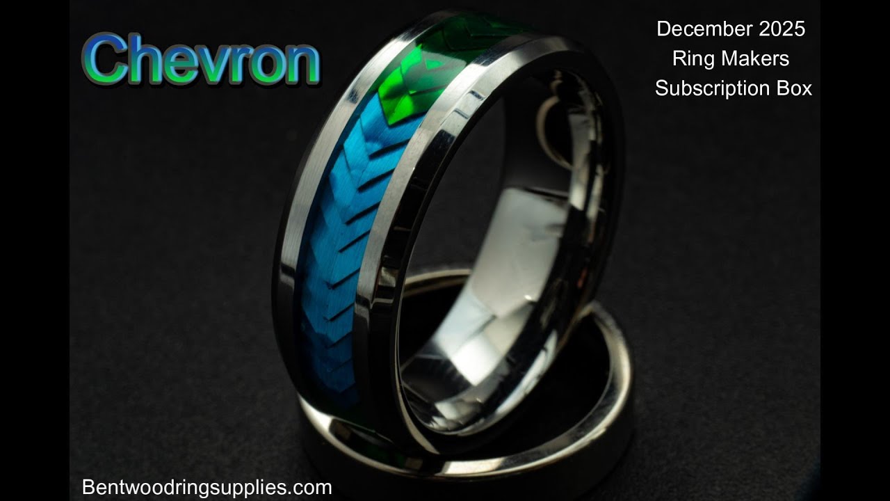 The Coolest Ring I’ve Ever Made – Chevron Inlay in Tungsten (Tutorial)