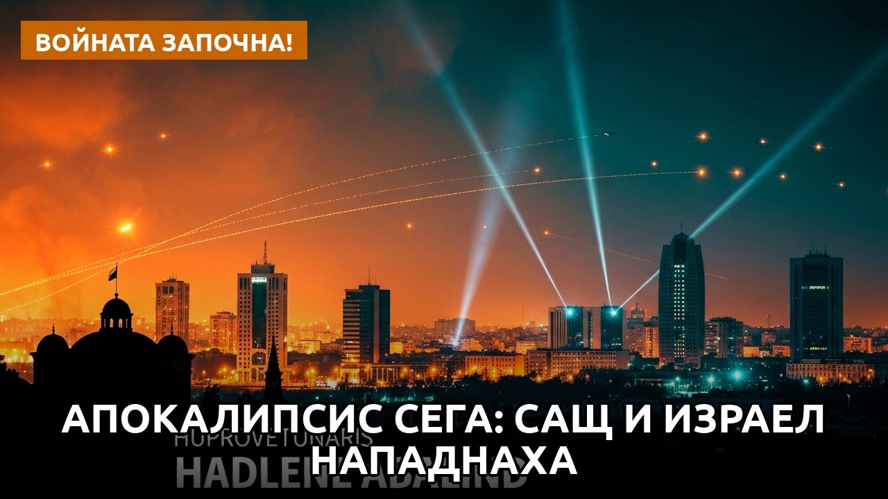 АПОКАЛИПСИС СЕГА: САЩ и Израел нападнаха Иран! България в реална опасност?