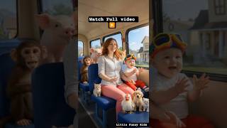 wheels on the bus | baby videos | little Funny Kids 🤣