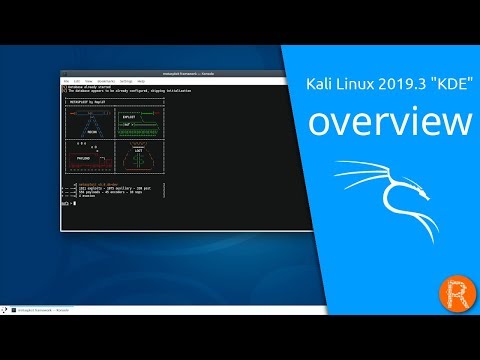 Kali Linux 2019.3 "KDE" overview | The Most Advanced Penetration
Testing Distribution, Ever.