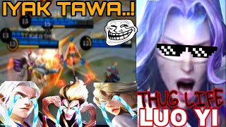 LUO YI FUNNY MOMENTS ULTIMATE THUG LIFE | IYAK TAWA KUFRA & ESTES | #Shorts