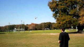 Beam E4 first 3D flight