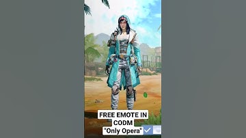 CODM FREE EMOTE "Only Opera" #shorts