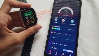 cara setting smartwatch t800 ultra 2.0 full tutorial