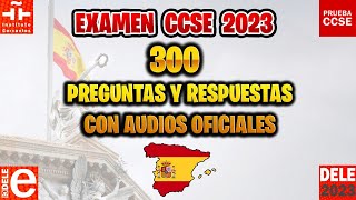 ✅ EXAMEN CCSE 2023 OFICIAL📝 Prueba de Nacionalidad Española 🇪🇸 300 PREGUNTAS Y RESPUESTAS CON AUDIO screenshot 5