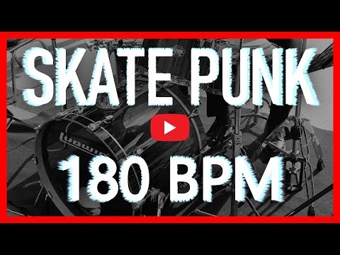 powerful-skate-punk-rock-drum-track-180-bpm-punk-drum-beat-(isolated-drums)-[hq]