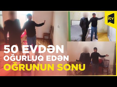 Oğru oğurluq etdiyi evdə şəxsiyyət vəsiqəsini itirib getdi