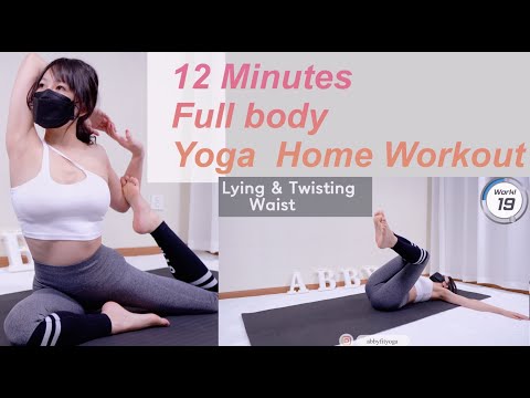 Home Workout YOGA Full body Exercises with @ABBY FIT YOGA [ 12 MIN ]