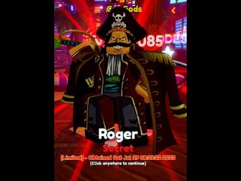 Roger (Gol D. Roger), Anime Adventures Wiki