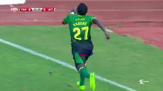 Goli la Deus Kaseke, ‘assist’ imetoka kwa Yacouba Sogne, Yanga Sc 1-0 JKT Tanzania VPL 2020.
