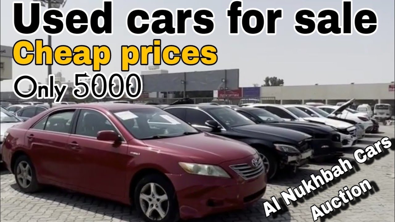 used car for sale in sharjah al Nukhbah cars auction M.Naeem painter