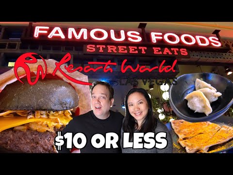 Video: The Best Food Courts på Las Vegas Strip