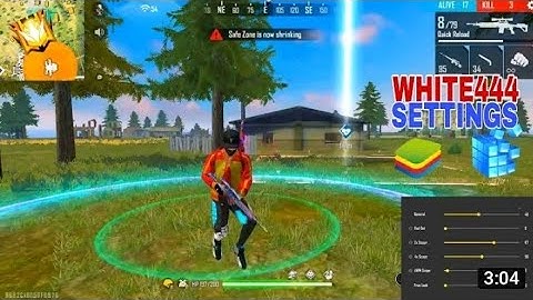 Bluestacks 5 NEW best headshot free fire settings🎯Keymapping+Custom HUD,Regedit with Aimlock