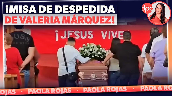 Le dan el último adiós a la influencer Valeria Márquez | DPC con Paola Rojas