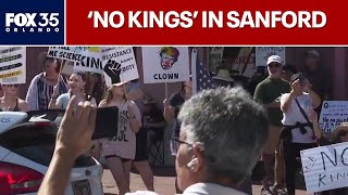 "No Kings Protest" in Downtown Sanford