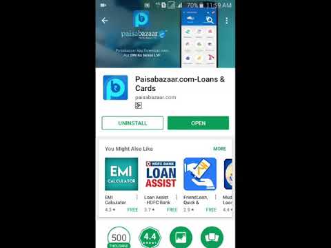 Paisa Bazaar Loan, Credit Score and Credit Card All in One App.