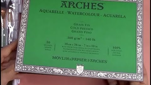 Arches Watercolor Block - How to Remove the Paper