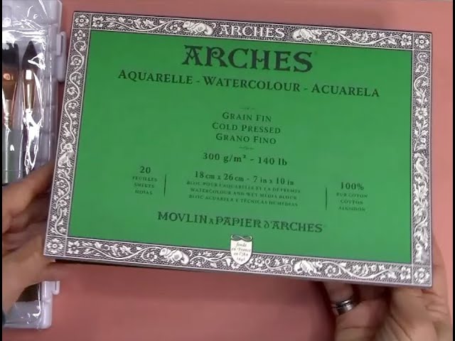 Arches Watercolor Block - How to Remove the Paper 