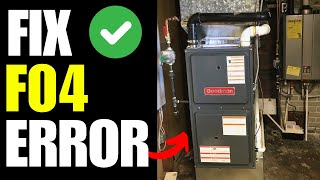 Goodman F04 Error Code - How To Fix