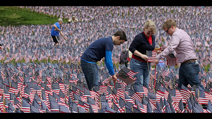 Flag planting in Boston Common honors fallen heroes