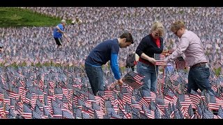 Flag planting in Boston Common honors fallen heroes
