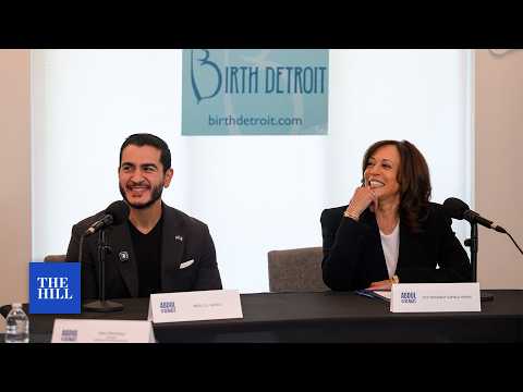 Kamala Harris hits midterm campaign trail with Abdul El-Sayed in Michigan