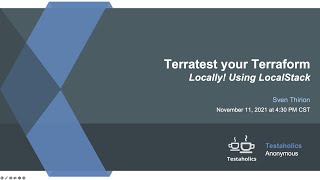 Terratest your Terraform: Locally! using LocalStack