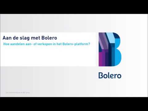 Beleggen met Bolero: aandelen aankopen en verkopen