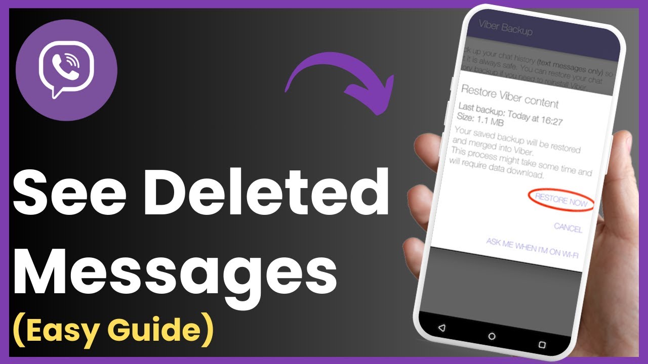 How to See Deleted Messages on Viber 2024
