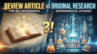 Finding Review Articles and Original Research