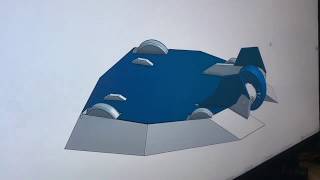 (Part 1) preliminary design for BATTLE BOT drawn in onshape with water jet parts screenshot 3