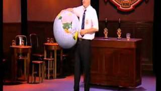 Globe Sketch. Al Murray Stand Up.