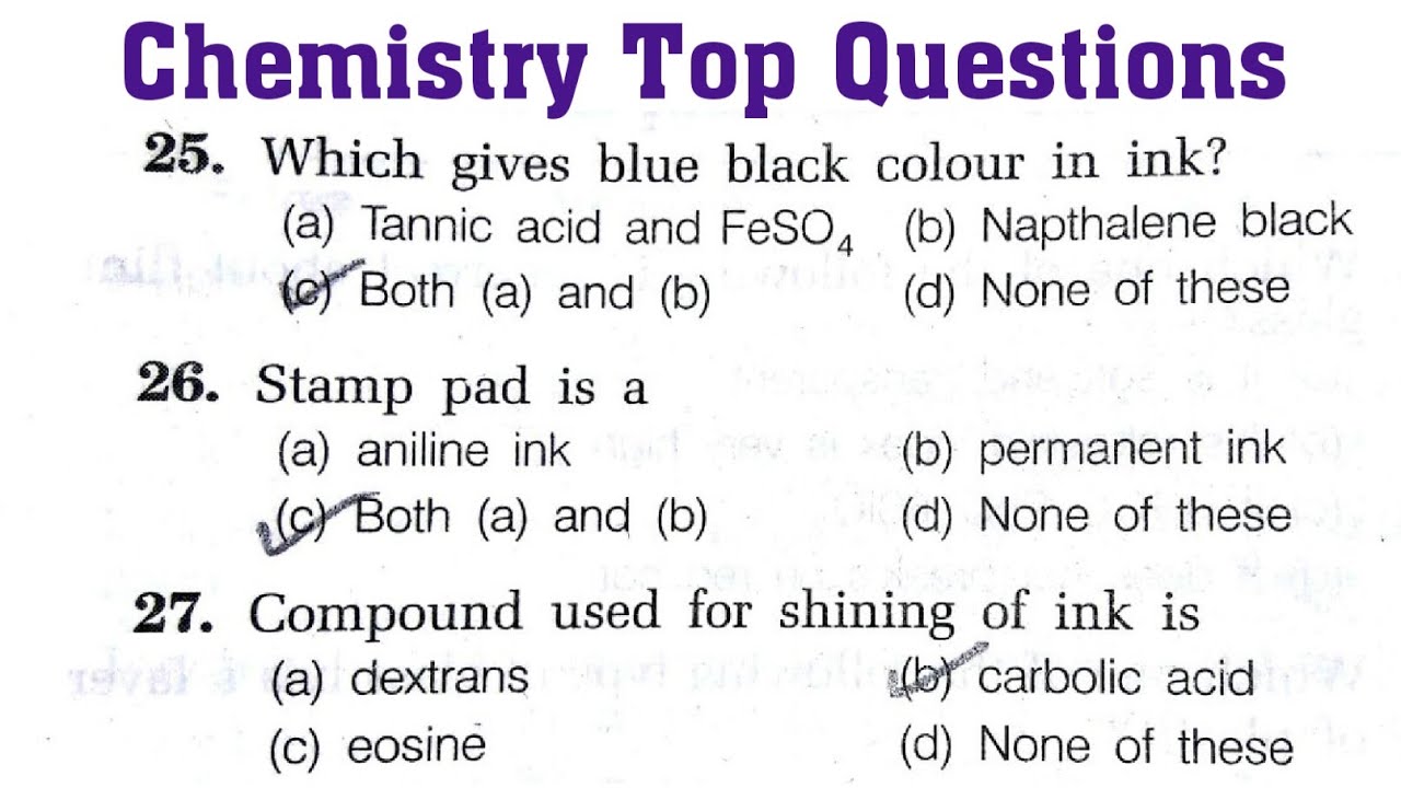 Chemistry Top Questions came in Every Competitive Exams || Rakesh Dhanda Classes 9728484430 join