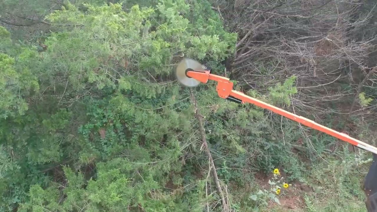 LimbSaw LSC Circular Saw In Action – Clear Fence Lines Fast!