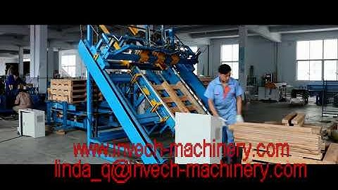 US Stringer Wood Pallet Nailing Line/Wood Pallet Assembly Machine