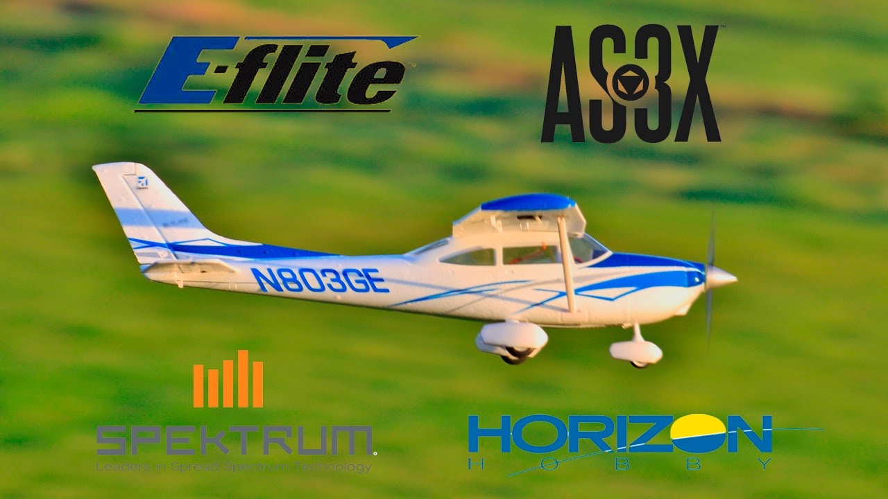 E-FLITE UMX CESSNA 182 - RC DEMO FLIGHT - DEANO HORIZON HOBBY