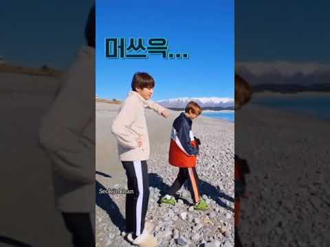 Seokjin being funny and cute at the same way