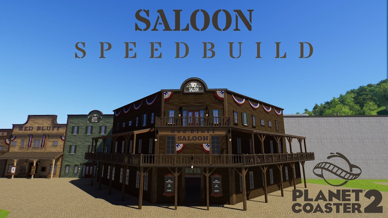 Western Saloon Speedbuild #8 | Planet Coaster 2