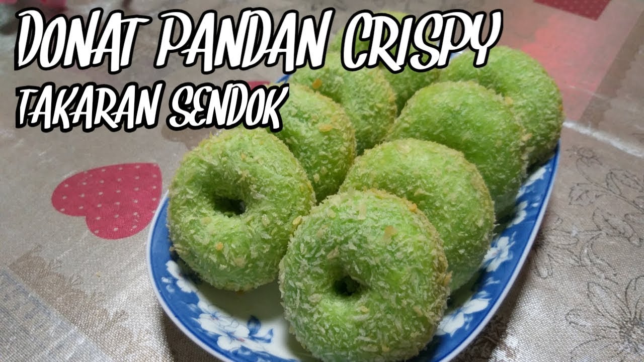 Resepi Donut Gebu Pandan - Recipes Pad t