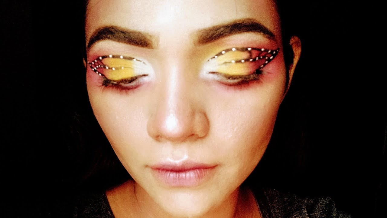 Butterfly eye makeup tutorial. - YouTube
