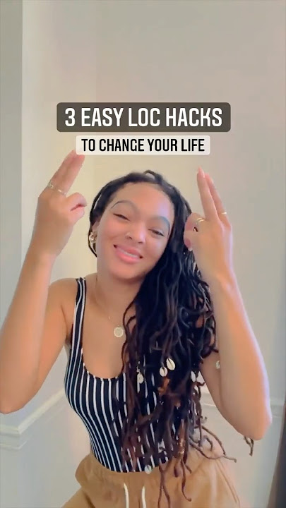 3 EASY LOC HACKS #locjourney #longlocs #loctips #locmaintenance