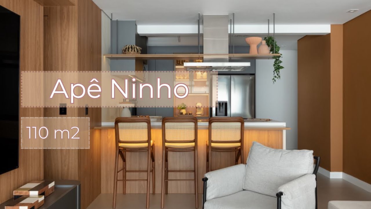 Tour Apê Ninho - 110m2 com boa distribuição e 3 suites 