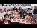 [K-POP IDOLS REACT] Singing/Dancing CRY FOR ME & ICSM | IZ*ONE, Taeyeon, Bang Chan, Weeekly, etc.